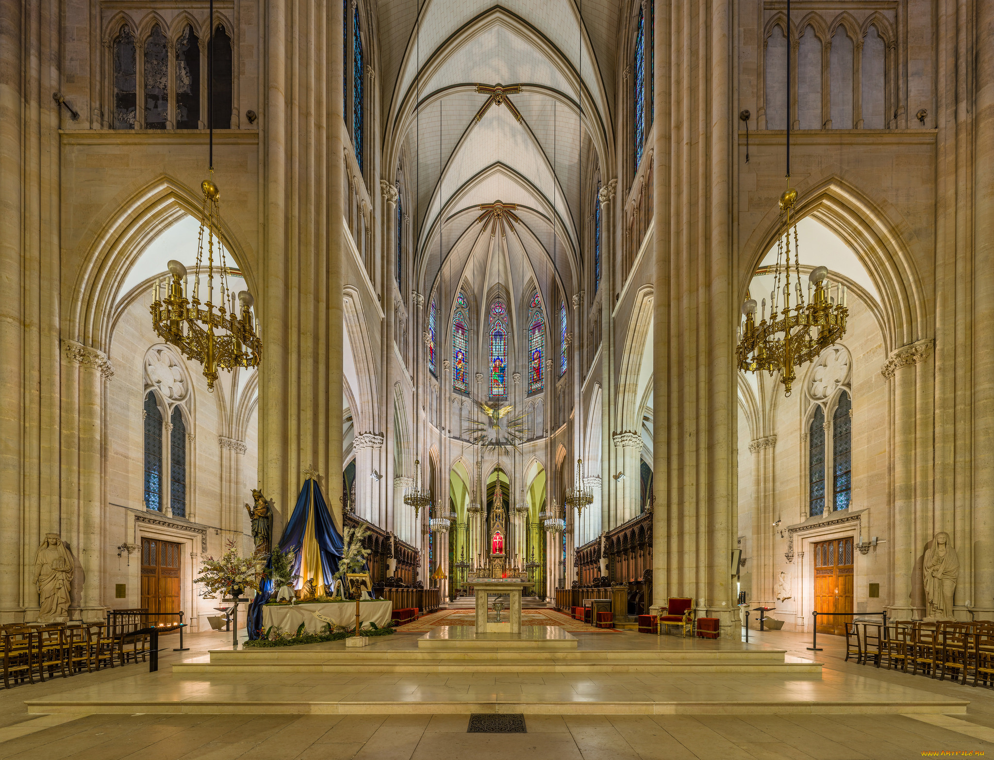 basilica of saint clotilde sanctuary,  paris,  france, , ,   , , 